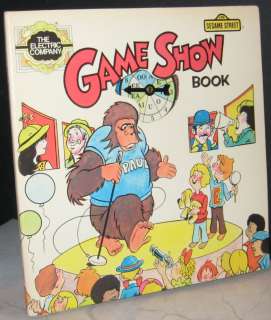 The Electric Company game show book [hardcover] by Nina Link 1978 