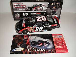 2008 JOEY LOGANO 1/24 NASCAR GAME STOP DIECAST 1stW CAR  