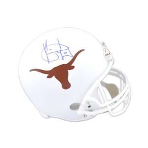 Vince Young Autographed Helmet  Details Texas Longhorns, Riddell 