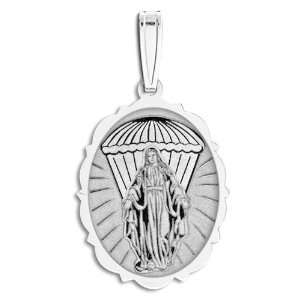 Virgin Mary Paratrooper Medal