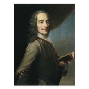  Portrait of Voltaire Giclee Poster Print, 9x12