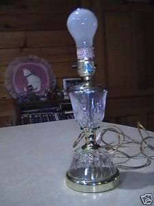 Glass Lamp W/Mercury Switch 11 VGC  