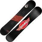 NEW SIMS ABSOLUTE BLACK 154 CM 54 MENS SNOWBOARD SNOW BOARD ALL 