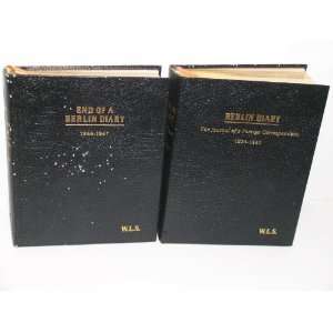    1941 & End of a Berlin Diary 1944 1947 William L. Shirer Books