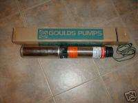 New GOULDS 1 HP 10 GPM SUBMERSIBLE WATER WELL PUMP  