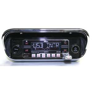  USA 4 DIN Radio with 68 69 Mustang DIN Bezel Automotive