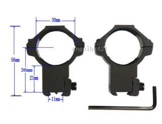 New High Scope Mounts 30mm Rings for 11mm Dovetail Rail  