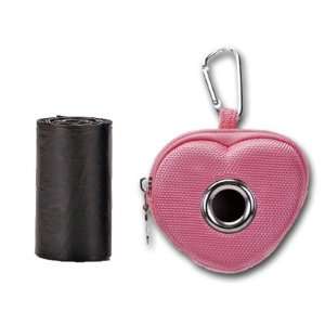  EZ CLEANUP Bag Dispenser with 30 Bags   Pink Heart Pet 