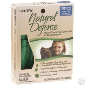  Natural Defense Flea & Tick Dog 15 40 Lbs. 3 Mos. Kitchen 
