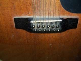 Vintage Alvarez Model 5221 Acoustic Guitar 12 String  