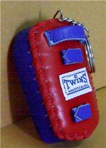 Twins Muay Thai Punch Pad Model Red Key Ring Key chain  