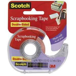  Tape   frac12; times; 300, Scrapbooking Tape, Double Sided Arts