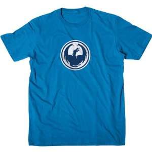 Dragon Alliance Icon Mens Short Sleeve Fashion Shirt   Blue / Small