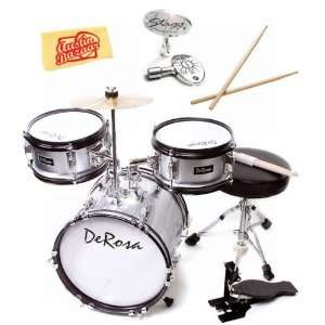 12 Inch Drum Set Bundle with Stagg Drum Key, Professional Quality Drum 