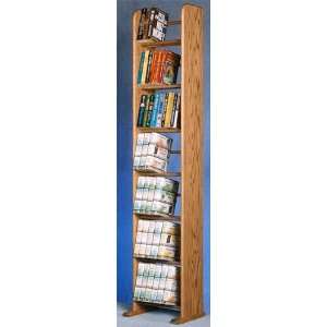  Wood Shed 7 Shelf Solid Oak DVD VHS Rack (Various Finishes 