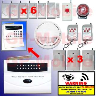 16 ZONE AUTODIAL Wireless Home Security Alarm System E1  