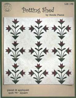 Liberty Star Potting Shed quilt pattern  