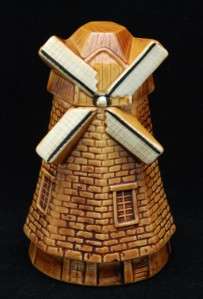 IMPERIAL IMPORTS JAPAN POTTERY JAM HONEY WINDMILL JAR  