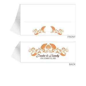 240 Personalized Place Cards   Vizcaya Copper Office 