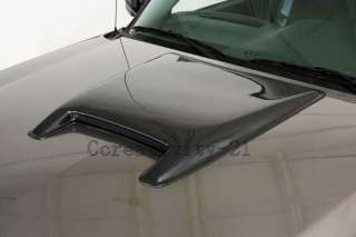 ABS plastic, in black color. Ready to be painted to match your vehicle 