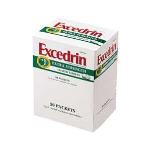 Excedrin Extra Strength Pain Reliever, 2/PK, 50/BX Health 