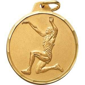 Inch Silver Male Long Jump Medal