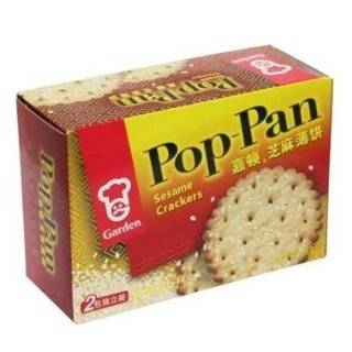 Garden Pop pan Sesame Crackers 8oz (pack of 1) by DragonMall