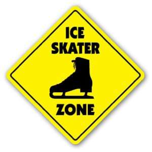 com ICE SKATER ZONE Sign xing gift novelty rink boots figure skating 
