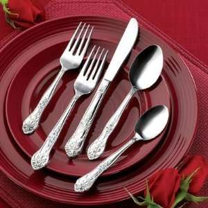  40 Piece Rose Elegance Flatware Set