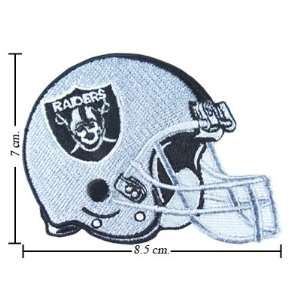  3pcs Oakland Raiders Helmet Logo Embroidered Iron on 