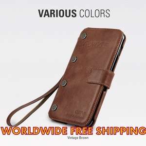 ZENUS Prestige Vintage G Note Leather Diary For Galaxy Note Case i9220 