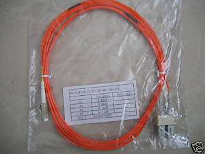 LC to SC fiber patch cord jumper cable, MM, duplex 3m  