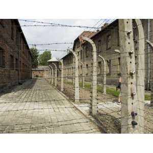 Electric Fence, Auschwitz Concentration Camp, Now a Memorial and 