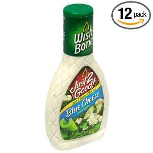 Just 2 Good Light Blue Cheese Dressing, 8 Fluid Ounce Units (Pack of 