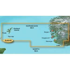 New GARMIN BLUECHART G2 HXEU051R LISTA   SOGNEFJORDEN MICROSD   35646