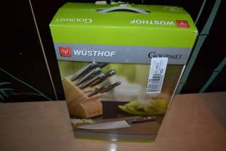 Wusthof gourmet 10pc knife , block set , #9312 new $249  