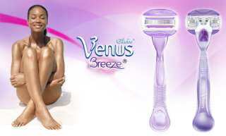  Gillette Venus Breeze Womens Razor, 1 Razor 2 Razor Refill 
