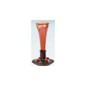  Opus Landmark Hummingbird Feeder, Durable Fluted Tinted Glass 