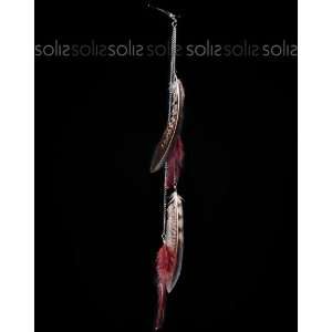 Tribal Collective   Arete Hair Clip in Brown/Red HC 22798BRD Tribal 