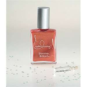   Nail Polish & Crystals   Coral with Golden Shimmer Health & Personal