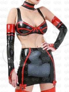 Latex (rubber) Outfit  0.45mm catsuit suit dress glove  