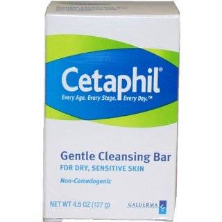   Cetaphil Gentle Cleansing Bar, 4.5 Ounce Bar (Pack of 6) by Cetaphil