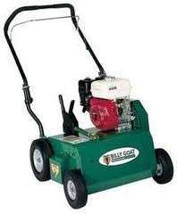   briggs engine the pr550 efficiently removed matted thatch from turf