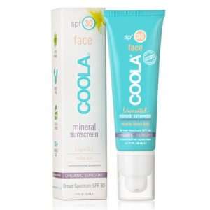 com Coola Face SPF 30 Matte Finish Unscented Tinted Mineral Sunscreen 