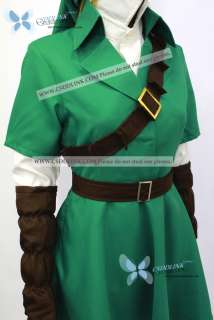 The Legend of Zelda link cosplay costume any size  