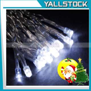 White 30 LED Battery Outdoor String Light Wedding Party  