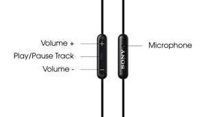 In line remote and microphone to navigate your iPod library.