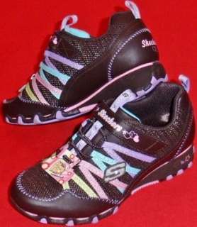 NEW Girls Youth Brown/Pink SKECHERS PRETTY TALL Athletic Sneakers 