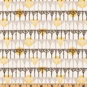  44 Wide Cut Out & Keep Poplin Avenues Cream/Taupe/Yellow 