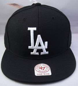 MLB Los Angeles LA DODGERS Snapback Cap Hat Black NWT  